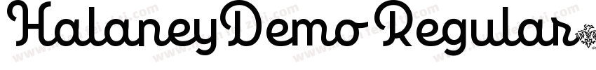 HalaneyDemo Regular字体转换